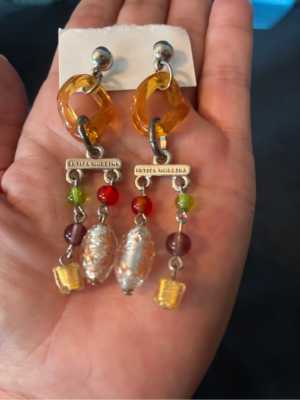 Antics Martina handcrafted in Italy Venetian Glass technique